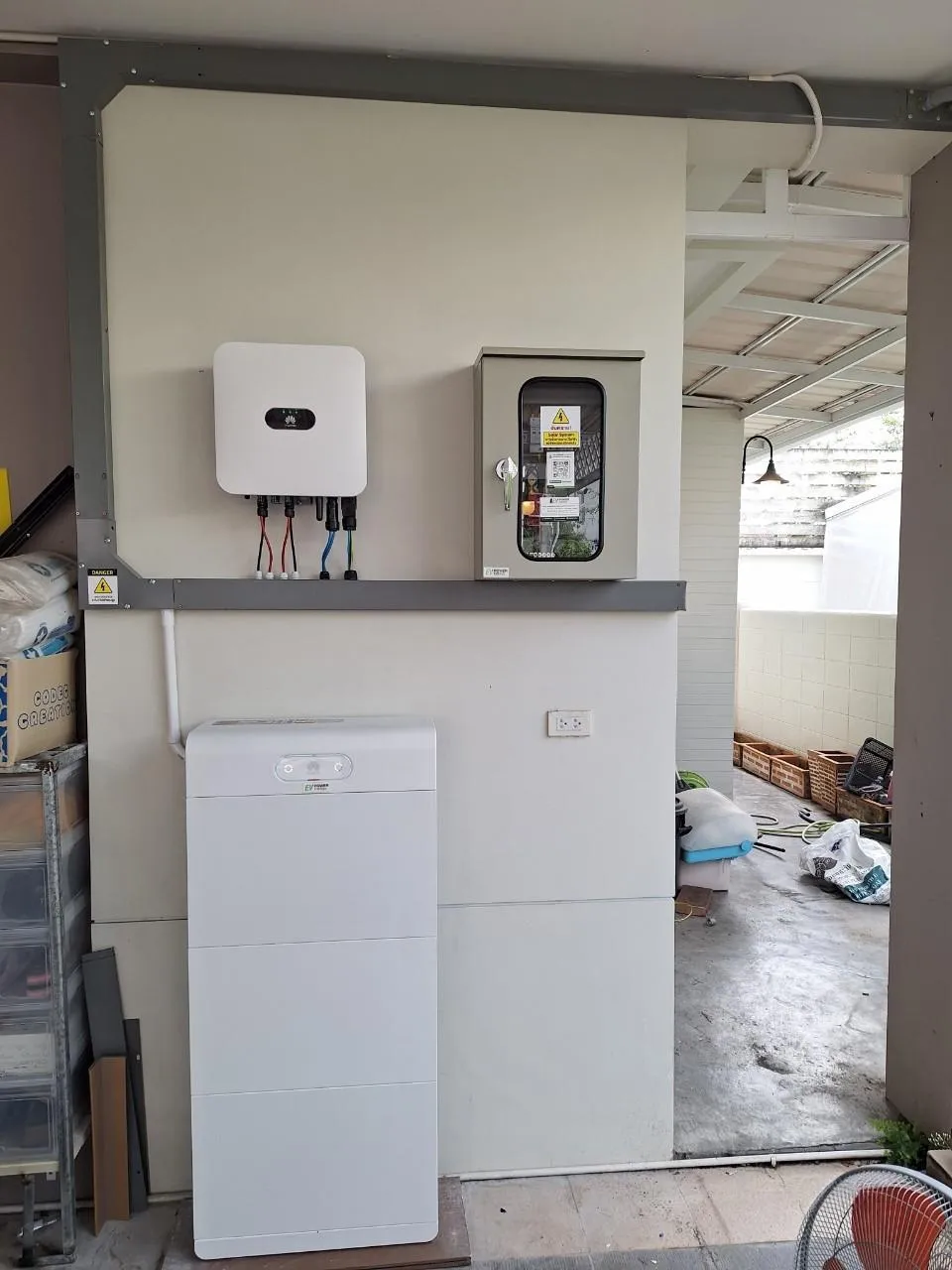 คุณพีระเลิศ – ระยอง 5k1P + แบตเตอรี่ LUNA 2000 S1 21kWh + Smart Guard