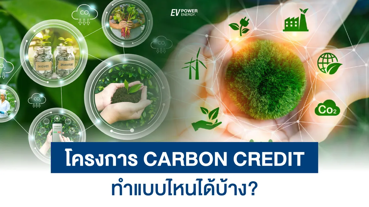 คาร์บอนเครดิต (Carbon Credit) ทำแบบไหนได้บ้าง