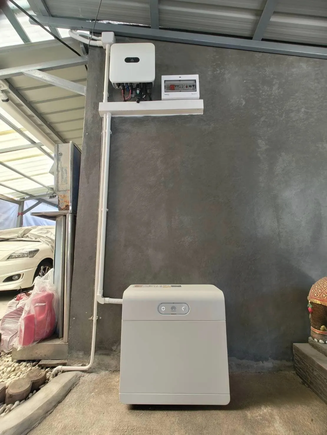 ติด แบตเตอรี่ LUNA2000 S1 – คุณชัยวัตร์ กทม. 7kWh