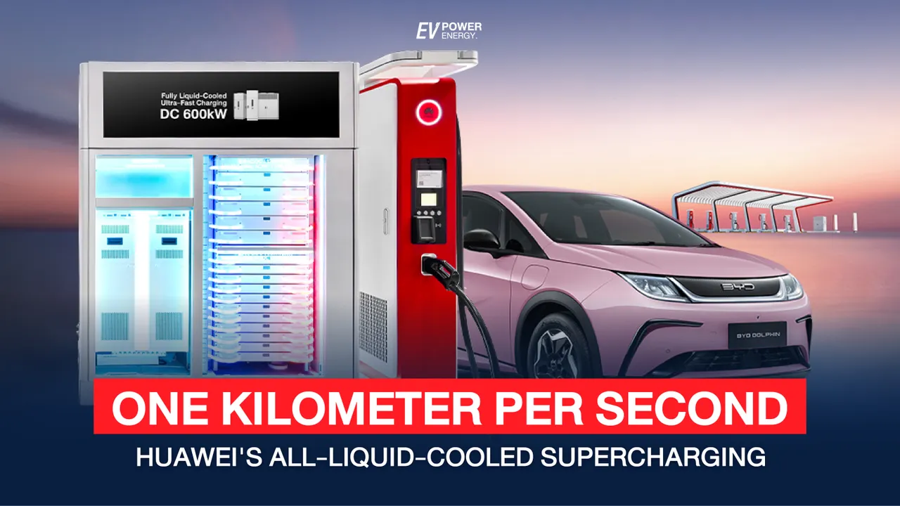 One Kilometer Per Second, Huawei’s Liquid-Cooled Ultra-Fast charging Is Launch now !