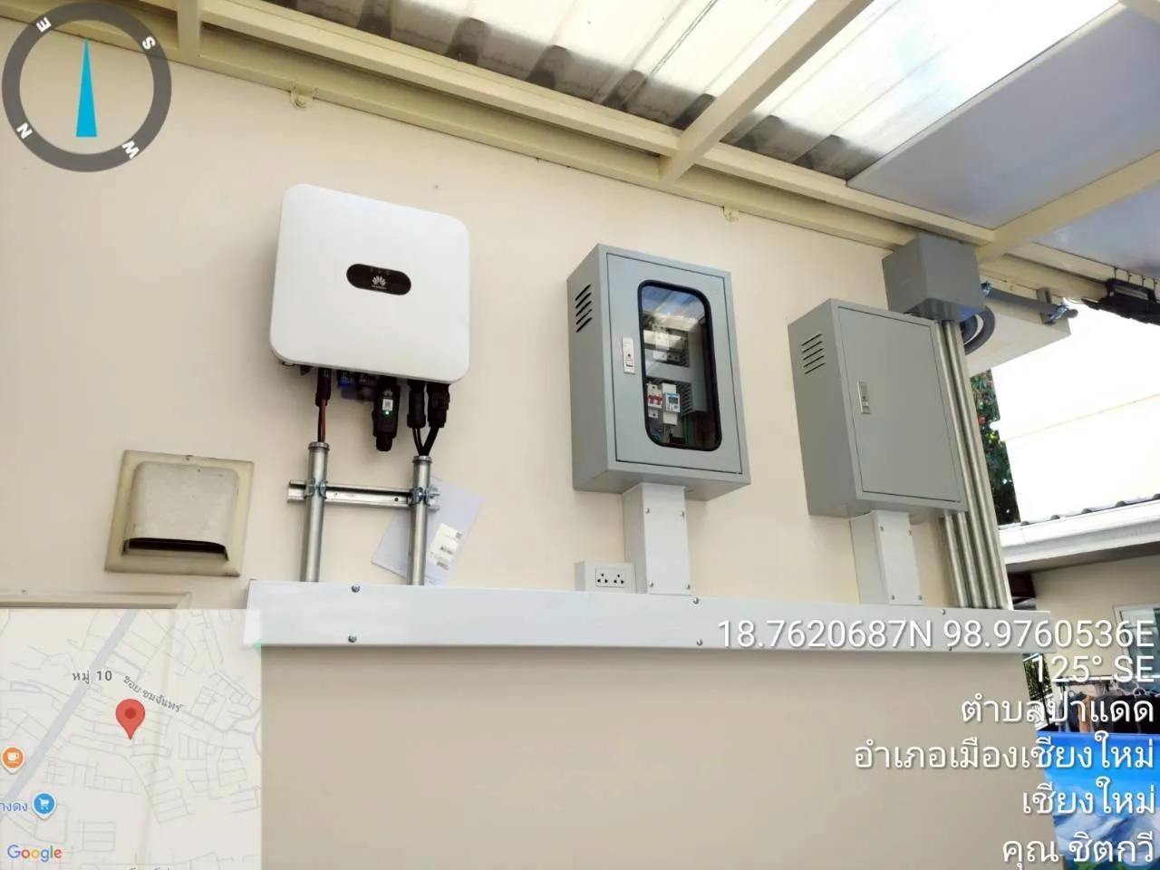 คุณชิตกวี จำรัสโรมรัน เดิมลูกค้าติด 3kW เพิ่มแผง2แผง ติดตั้งเพิ่ม 5kW 1P (เชียงใหม่)
