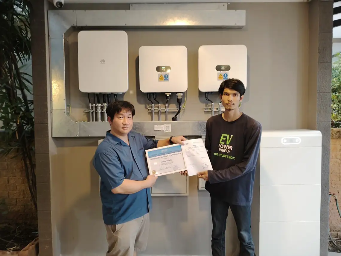 คุณกำพล พิชิตสุรกิจ (สวนหลวง) กรุงเทพ 15 kW + Batt 21 kW + Smart guard copy